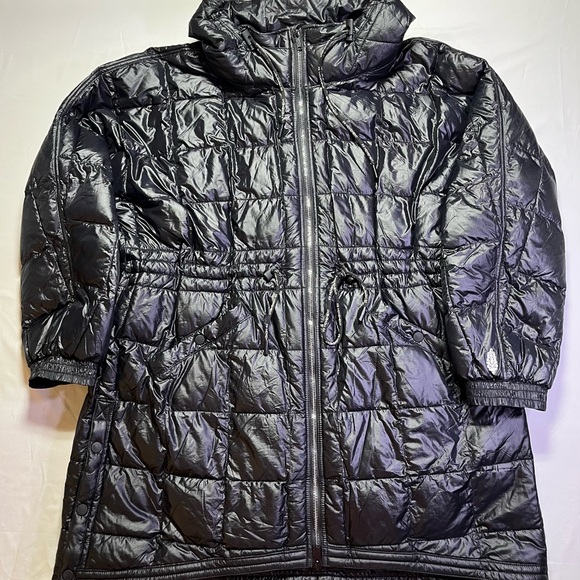 Free People Movement Black Patricia Packable Long Puffer Coat Jacket - L - EUC - Picture 4 of 15